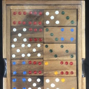 Wooden domino set