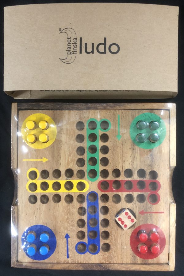 Ludo wooden game