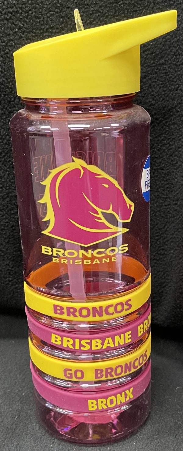 NRL Broncos Drink Bottle